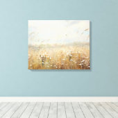 Wildblume Felderlandschaft Ölgemälde Leinwanddruck (Insitu (Holzboden))