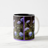 Wildblume: Feldwissenschaft Zweifarbige Tasse (VorderseiteRechts)