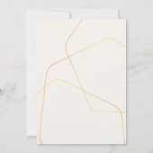 Wildblume Fern Mushroom Foliage Hochzeitsempfang Einladung (Rückseite)