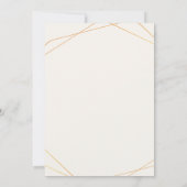 Wildblume Fern Mushroom Foliage Polterabend Einladung (Rückseite)