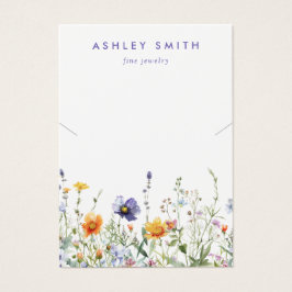 Wildblume Field Necklack Display Card