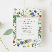 Wildblume Fields and Buzzing Bees Brautparty I Einladung