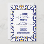 Wildblume Fiesta Senorita Babydusche Einladung (Vorderseite)