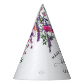 Wildblume First Birthday Party Hat Partyhütchen (Links)