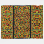Wildblume Fleecedecke (Vorderseite (Horizontal))