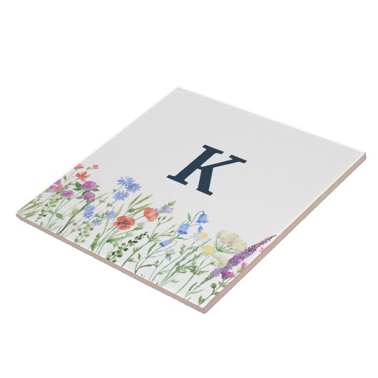 Wildblume Fliese (Seite)