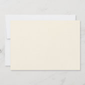 Wildblume Floral 1. Geburtstag Foto Dankeskarte (Rückseite)