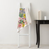 Wildblume Floral Akzent Gemütlicher Cotattacore-St Sherpadecke (Beispiel)