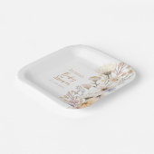 Wildblume Floral Baby Dusche Pappteller (Gewinkelt)