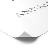 Wildblume Floral Baby Dusche Poster (Ecke)