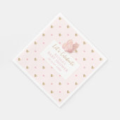 Wildblume Floral Baby Dusche Serviette (Ecke)