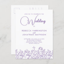 Wildblume Floral Elegant Lilac Wedding