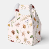 Wildblume Floral Girl Babydusche Geschenkschachtel (Rückseite)