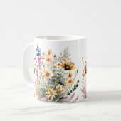 Wildblume Floral Kaffeetasse (Vorderseite Links)