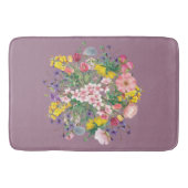 Wildblume Floral Soft Gemütliches Badezimmer Badew Badematte (Vorderseite)