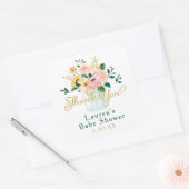 Wildblume Floral Vielen Dank, dass Sie Aufkleber (Umschlag)