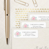 Wildblume Floral Wedding Address Label