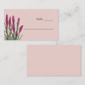 Wildblume Floral Wedding Platzkarte (Vorne/Hinten)