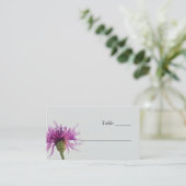 Wildblume Floral Wedding Platzkarte (Stehend Vorderseite)