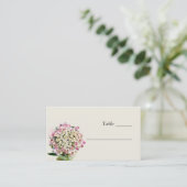 Wildblume Floral Wedding Platzkarte (Stehend Vorderseite)