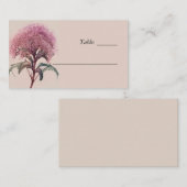 Wildblume Floral Wedding Platzkarte (Vorne/Hinten)