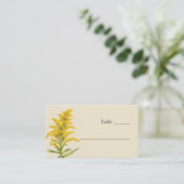 Wildblume Floral Wedding Platzkarte (Stehend Vorderseite)
