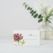 Wildblume Floral Wedding Platzkarte (Stehend Vorderseite)
