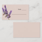 Wildblume Floral Wedding Platzkarte (Vorne/Hinten)