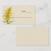 Wildblume Floral Wedding Platzkarte (Vorne/Hinten)