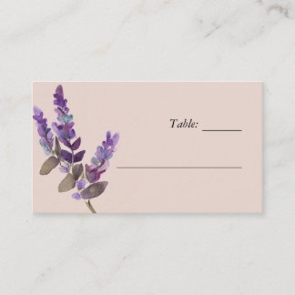 Wildblume Floral Wedding Platzkarte