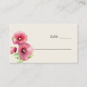 Wildblume Floral Wedding Platzkarte (Vorderseite)