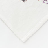 Wildblume Floral Wreath Baby Milestone Schuppen Sc Fleecedecke (Ecke)