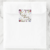 Wildblume florale Brautparty Aufkleber Favoriten (Tasche)