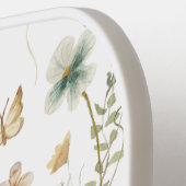 Wildblume floraler Personalisierter Name Pickleball Schläger (Linke Seite)