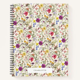 Wildblume Florals SpiralNotebook Notizblock