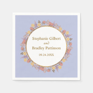 Wildblume Florenz Modernes Highlights Serviette