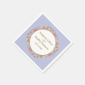 Wildblume Florenz Modernes Highlights Serviette (Ecke)