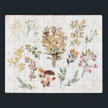 Wildblume Florenz Puzzle<br><div class="desc">Wildblume Wasserfarbe Herbst Kunst-Puzzle</div>