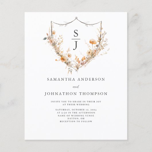 Wildblume Flyer (Vorne)