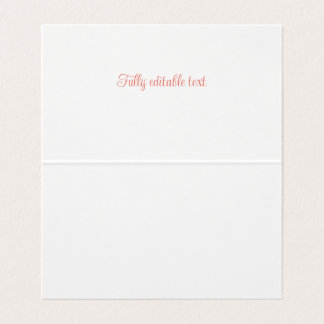 Wildblume Food Label / Platzkarte für Babydusche Visitenkarten