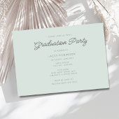 Wildblume Foto Girl High School Graduation Party Einladung