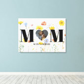 Wildblume Foto Name Muttertag Leinwanddruck (Insitu (Holzboden))