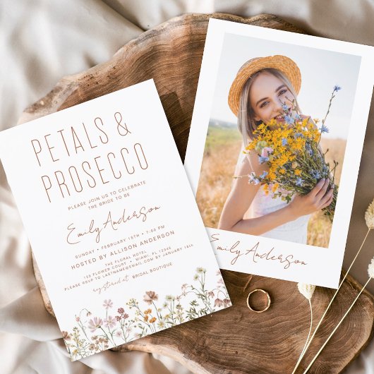 Wildblume Foto Petals & Prosecco Brautparty