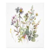 Wildblume Fotodruck (Vorne)