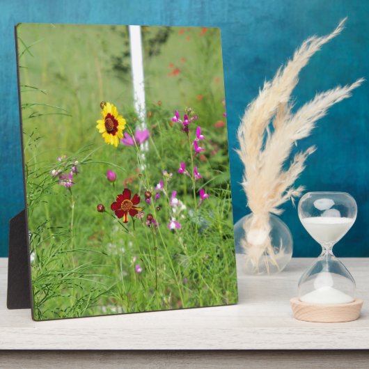 Wildblume Fotoplatte (Seite)