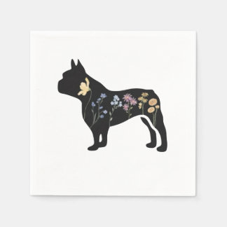 Wildblume French Bulldog Serviette