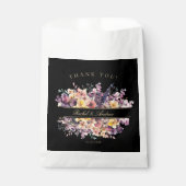 Wildblume, frisch, Handschrift, Hochzeit Geschenktütchen (Vorderseite)