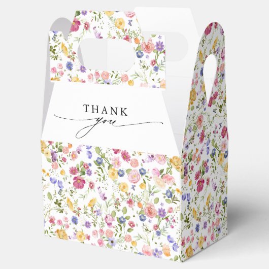 Wildblume Fruchtsaison Meadogarten Hochzeit I Geschenkschachtel (Geöffnet)