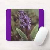 Wildblume: Frühe Lila Orchideen Mousepad (Mit Mouse)