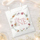 Wildblume Frühjahr 1. Geburtstag Party Geschenktütchen (Ausgeschnitten)